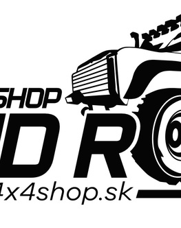 Nálepka Land rover 4x4 Shop
